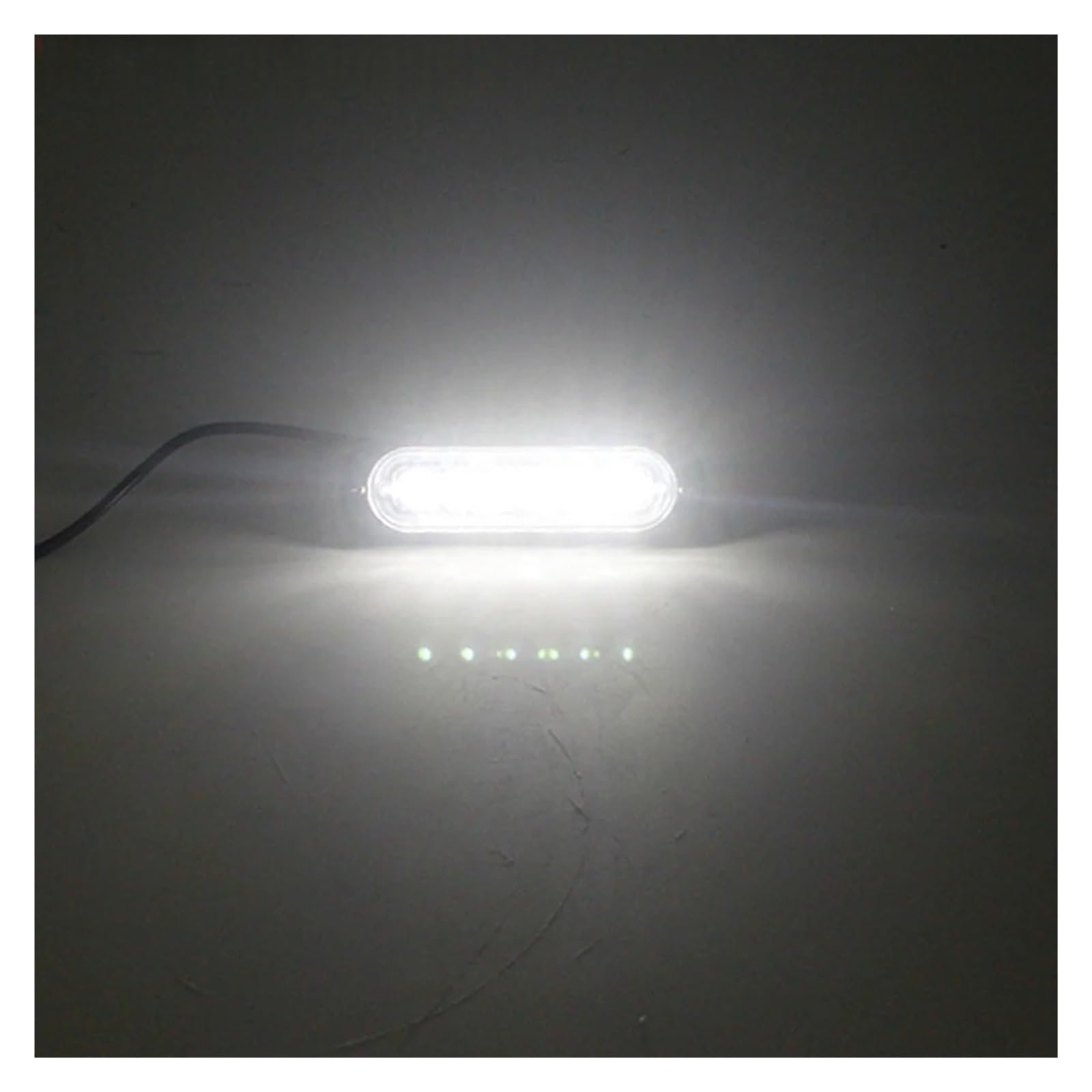 Universal Motocicleta Matrícula Luz De Freno Trasero Motocicleta Scooter LED DRL Accesorios De Circulación Diurna Moto Luces Trasera