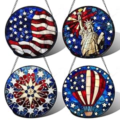 4-piece Set Red Blue Flag