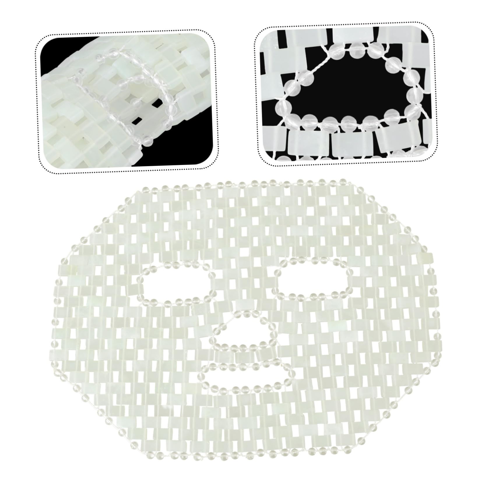 VICASKY Maschera Naturale Antietà per Massaggio e Relax Notturno Raffreddante e Lenitiva per Domestico Protettiva e Rinfrescante per