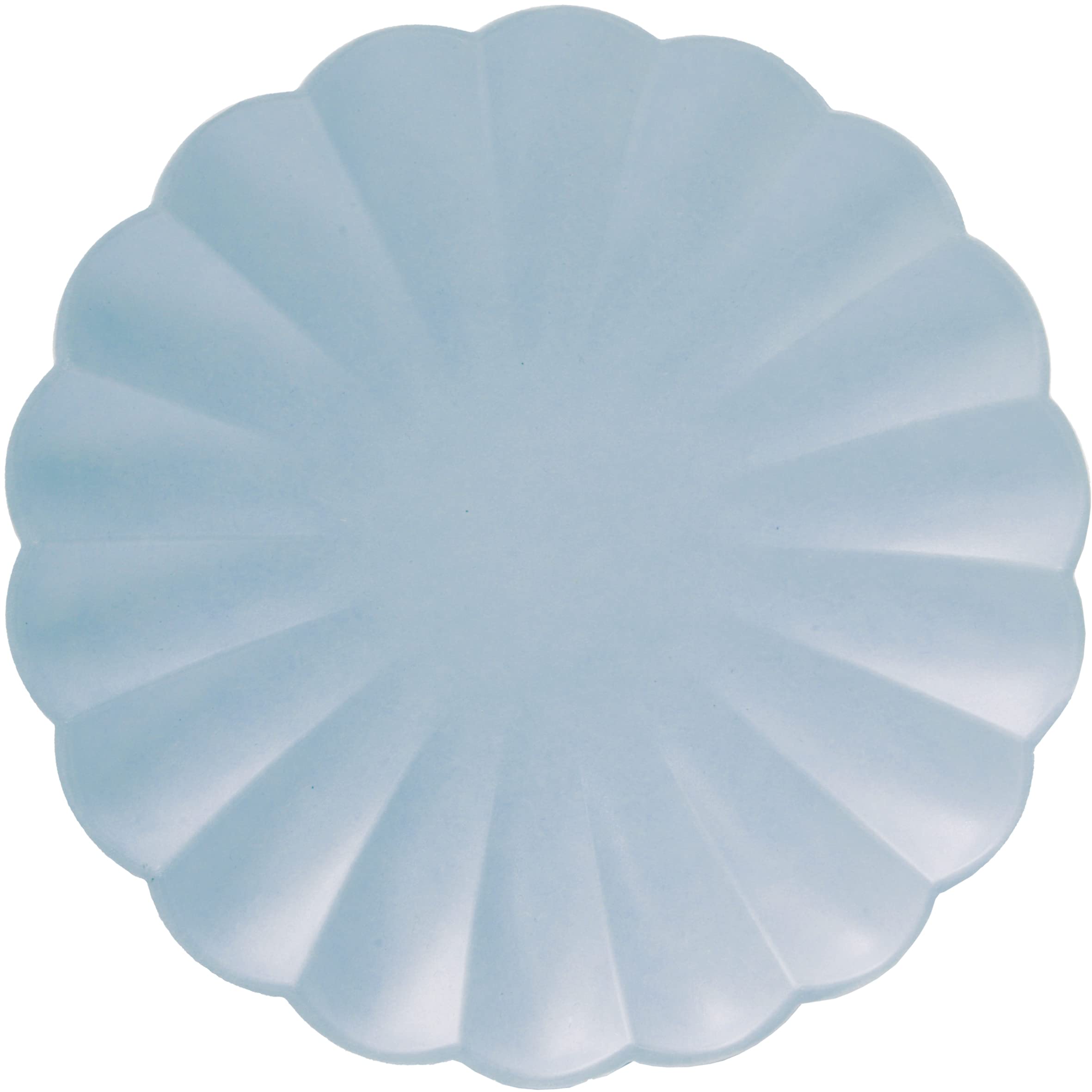 Ciao -FSC compostable Paper Plates (Ø23cm), 8 Pieces, Pastel Blue diam 23, 34729