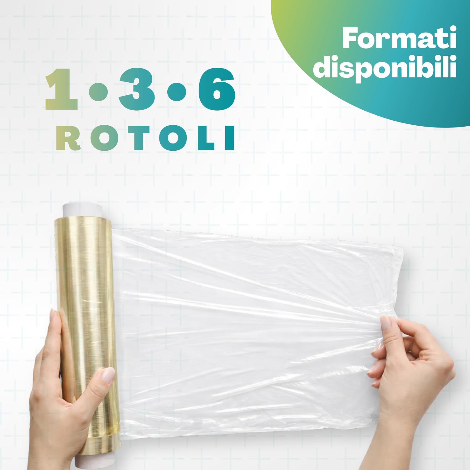 Virsus Pellicola Alimenti 300 Pellicola Trasparente Metri Rotolo Alimentare Professionale con Box - Varie quantità (1)