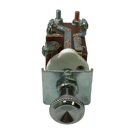 Universal Headlight Dimmer Plunger Push Pull & Rotary Switch DS-141