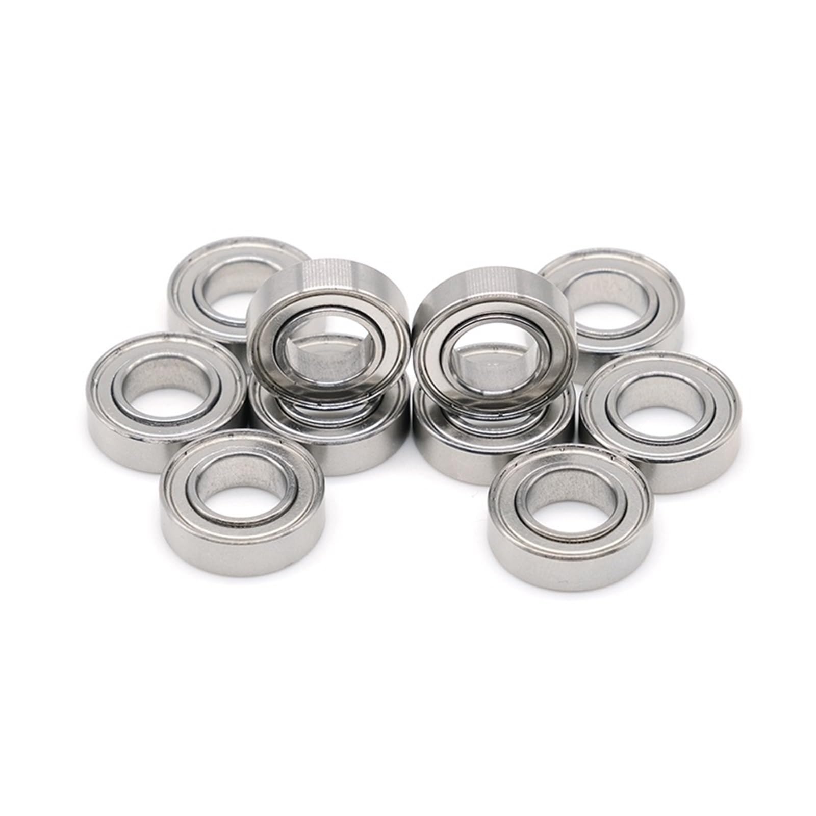 Rodamientos de bolas de acero inoxidable S6800ZZ (10 x 20 x 5 mm, 10 unidades)