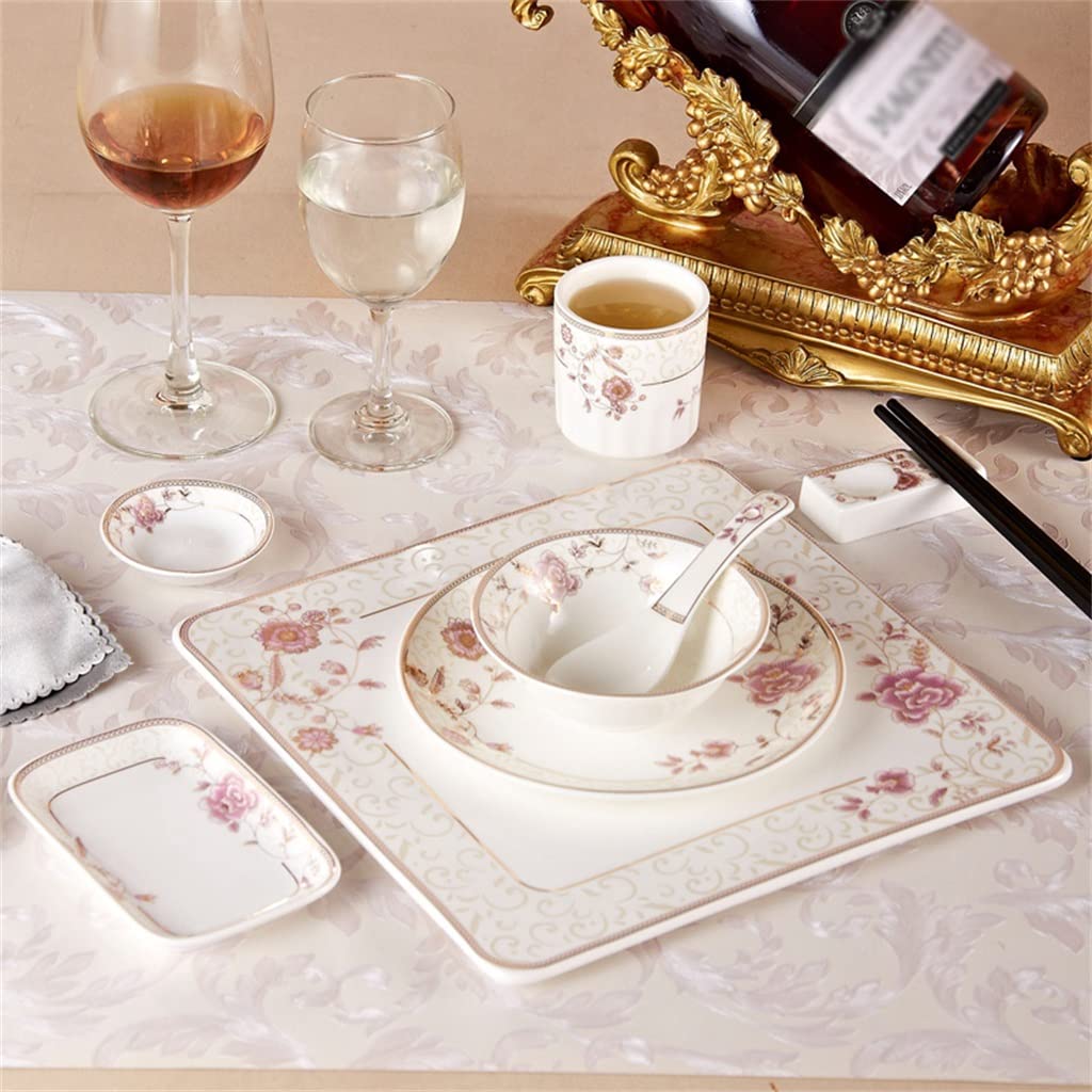 Zastawa stołowa, zestaw sztućców z porcelany kostnej, talerz obiadowy, zastawa stołowa, uchwyt, klamra do serwetek, kombinacja dekoracji stołu