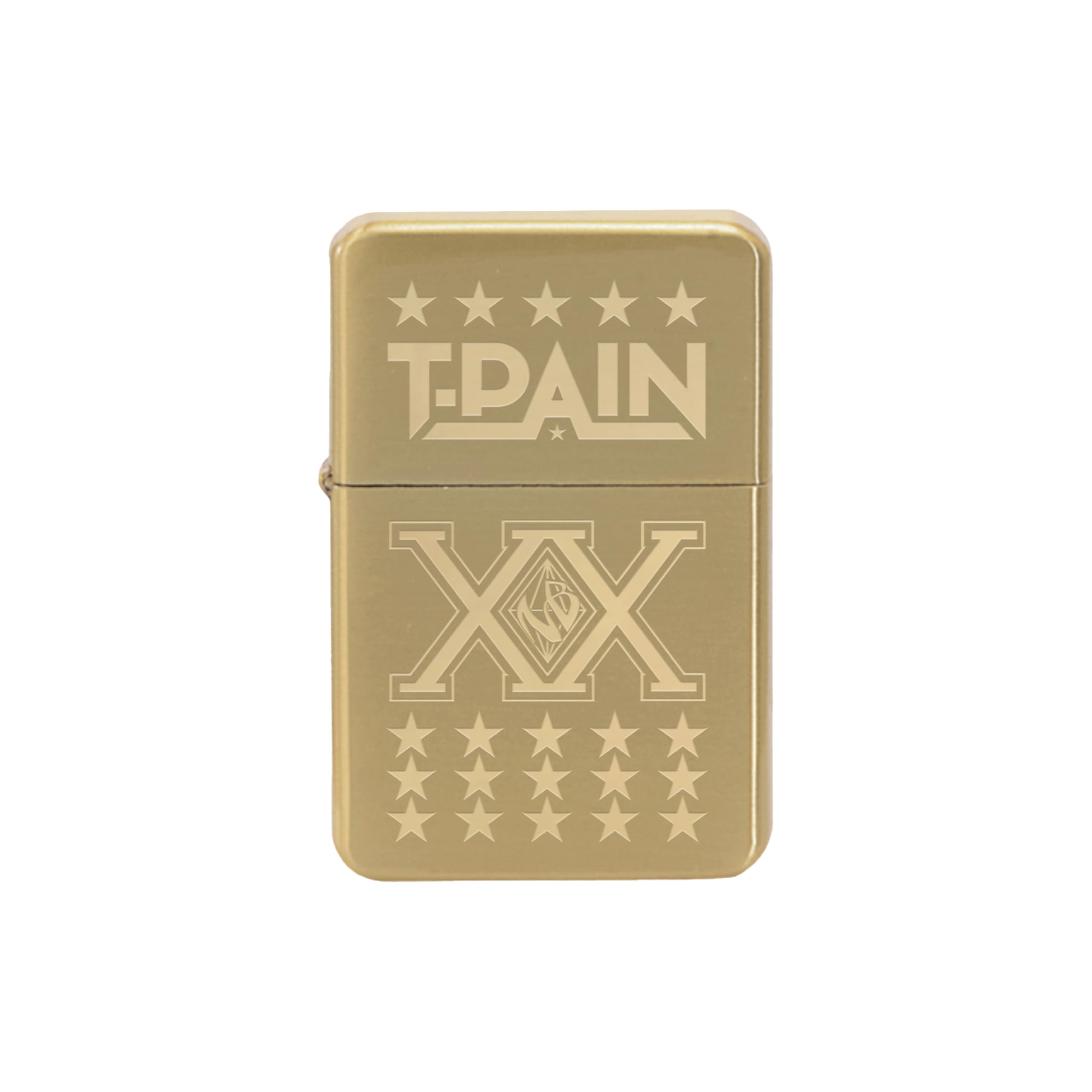 Porte-Billets T-Pain doré taille unique pour remplacer votre portefeuille volumineux
