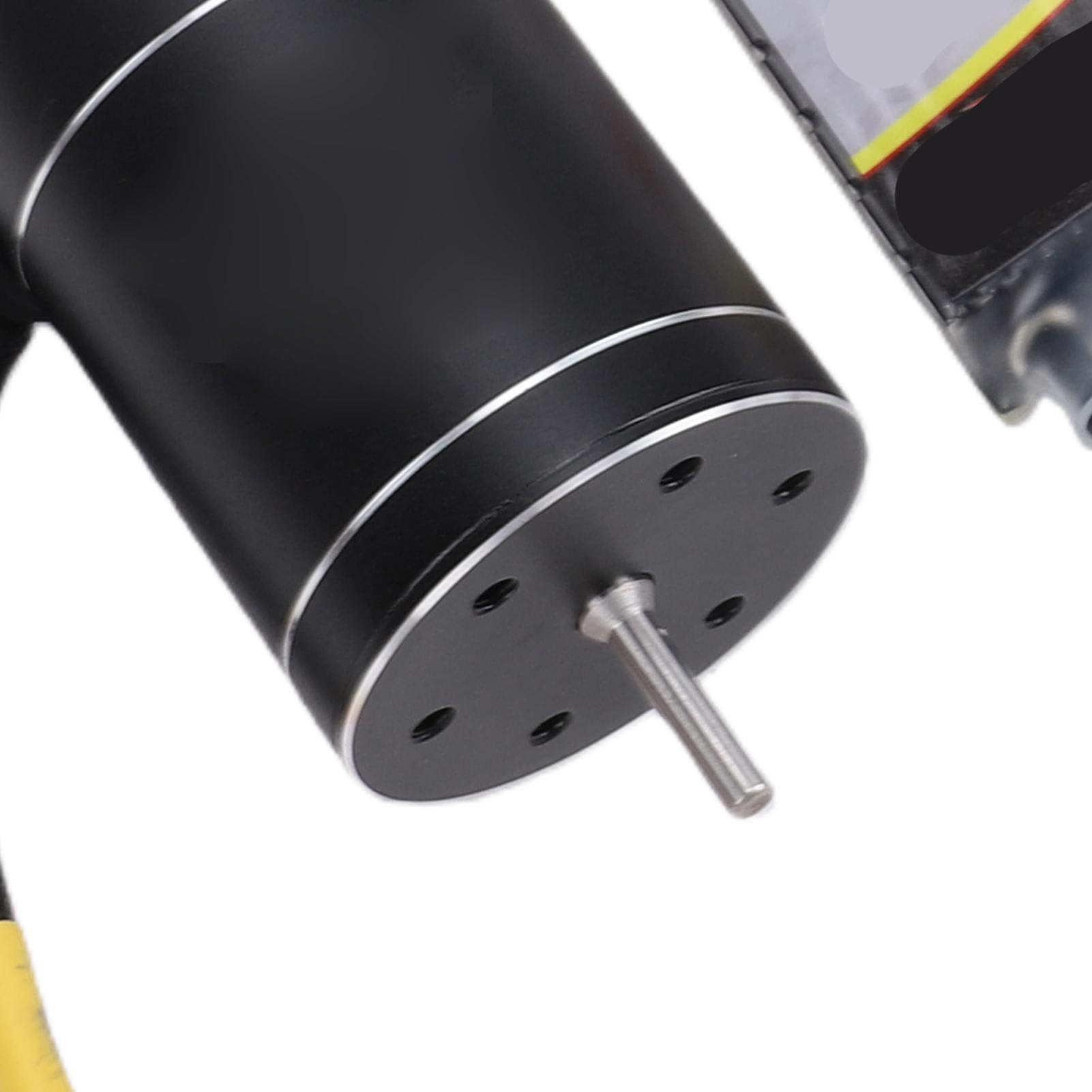 Annadue Zestaw RC Brushless Silnik ESC 3650 2600KV z Regulatorem 75A do | Wodoodporny silnik bezszczotkowy i zestaw ESC z aluminiowym radiatorem do łodzi RC Trucks