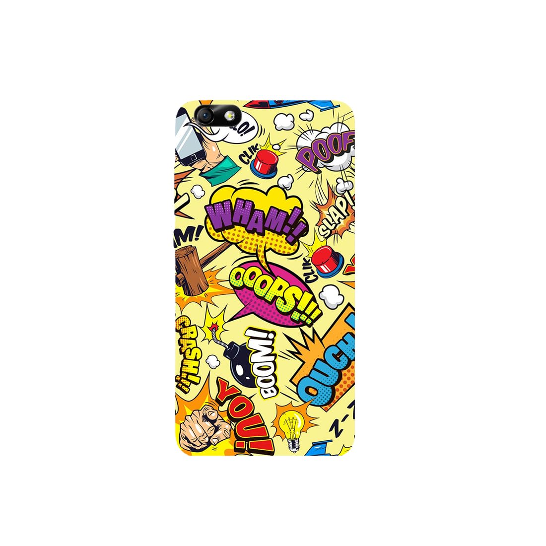 Krafters - Ooops 3D Printed Hard case/Mobile Cover for Honor 4X Multicolor