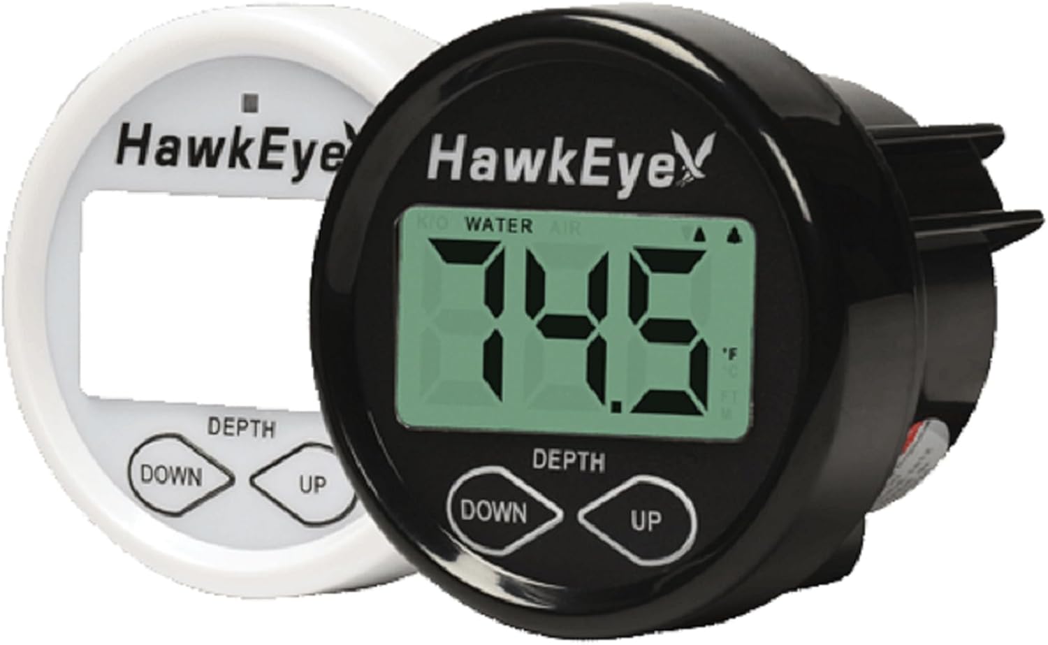 HawkEye DT2BX-TM In-Dash Depth Sounder with Air and Water Temperature