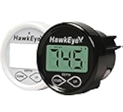 HawkEye DT2BX-TH In-Dash Depth Sounder with Air and Water Temperature (Includes Thru Hull Transducer), Black, 2