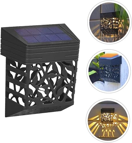 Miniatura 9 de jojofuny Luz solar de pared luces de camino LED lámpara de pared solar lámpara de pared de jardín al aire libre lámpara solar al aire libre lámpara