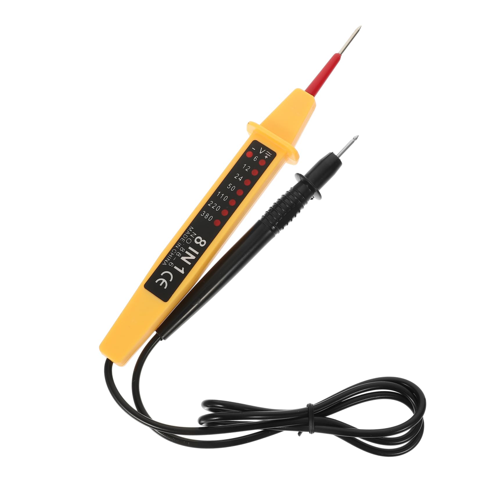 ULTECHNOVO 5pièces Testeur De Tension Électrique Multifonction Outil De Diagnostic Automatique Léger Pour Véhicules Vérification Précise Des Circuits Pour Électriciens