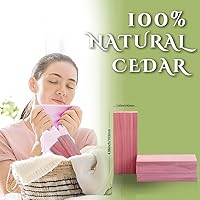 Vista 5 de Cedar Space Bloques de cedro para almacenamiento de armario, bloques de cedro rojo 100% aromático, tablones de cedro, 16 piezas para cajones