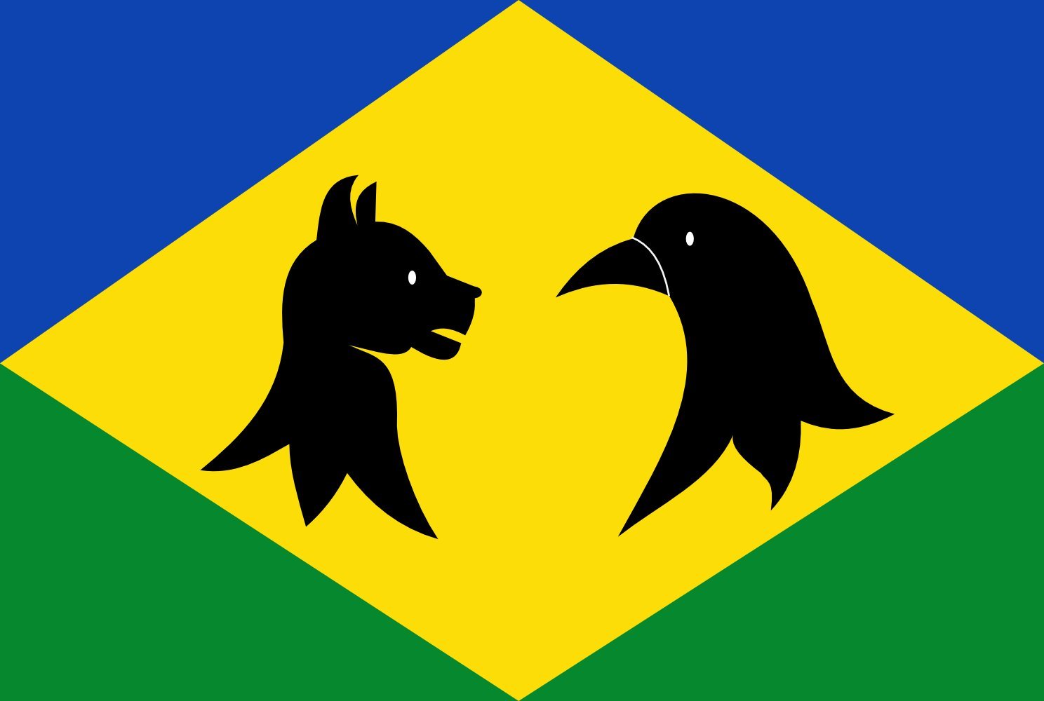 Drapeau Large Marrum en textile haut de gamme résistant aux intempéries