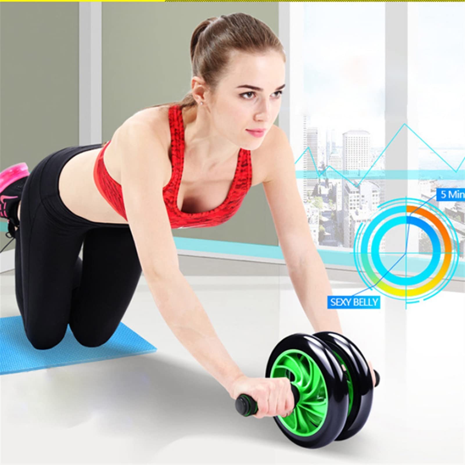 Amazon.co.jp: 腹筋ローラー 腹筋運動器具 アブホイール 腹筋ローラー