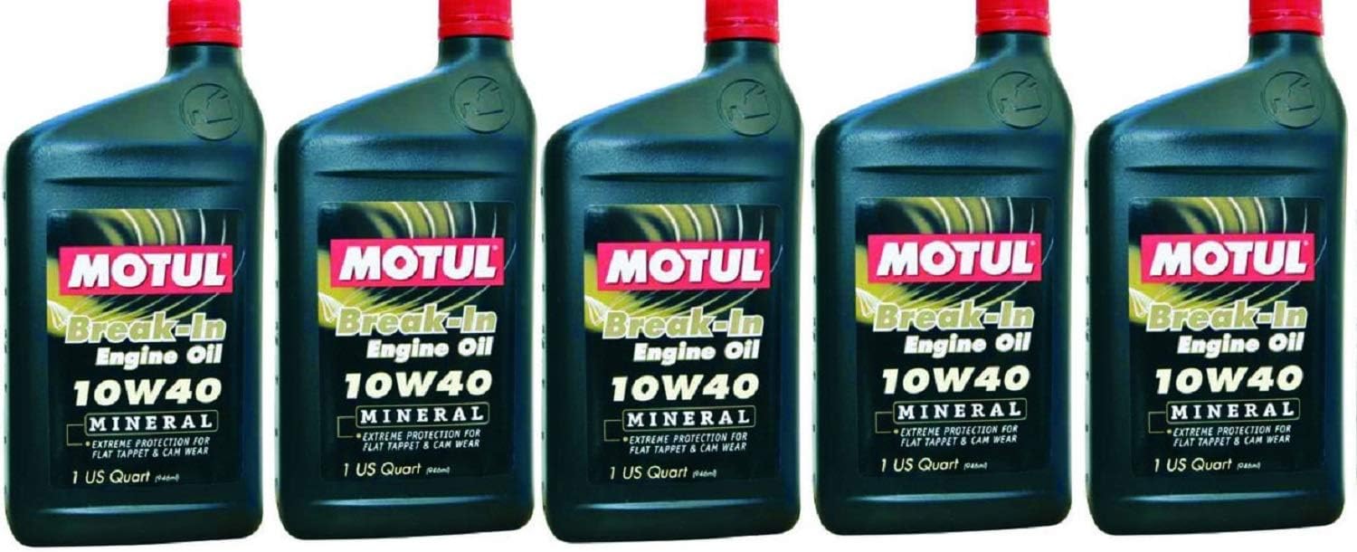 Motul Break In Oil 10W40 1L (Pack of 6) Automotive