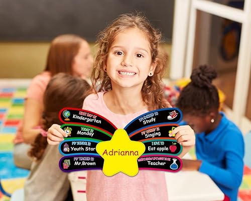 Miniatura 2 de D4DREAM Cartel de pizarra para el primer día de escuela, 9 x 14 pulgadas, con forma de mariposa de doble cara, letrero para el primer y último día