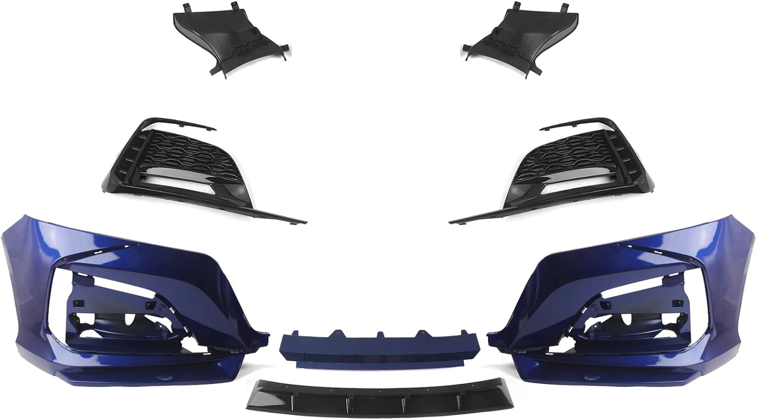 Blue Red Gray Car Front Bumper Surround Cover Lip Kit For Honda Accord 10th 2018-2021 YOFER
