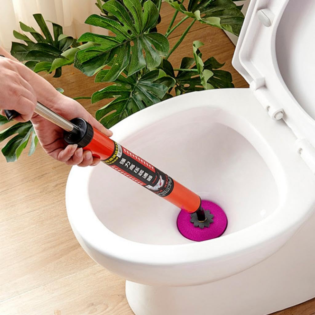 Déboucheur de Toilettes, Déboucheur de Chasse D'eau, Déboucheur de Canalisations Puissant, Air Haute Pression pour Canalisations Bouchées