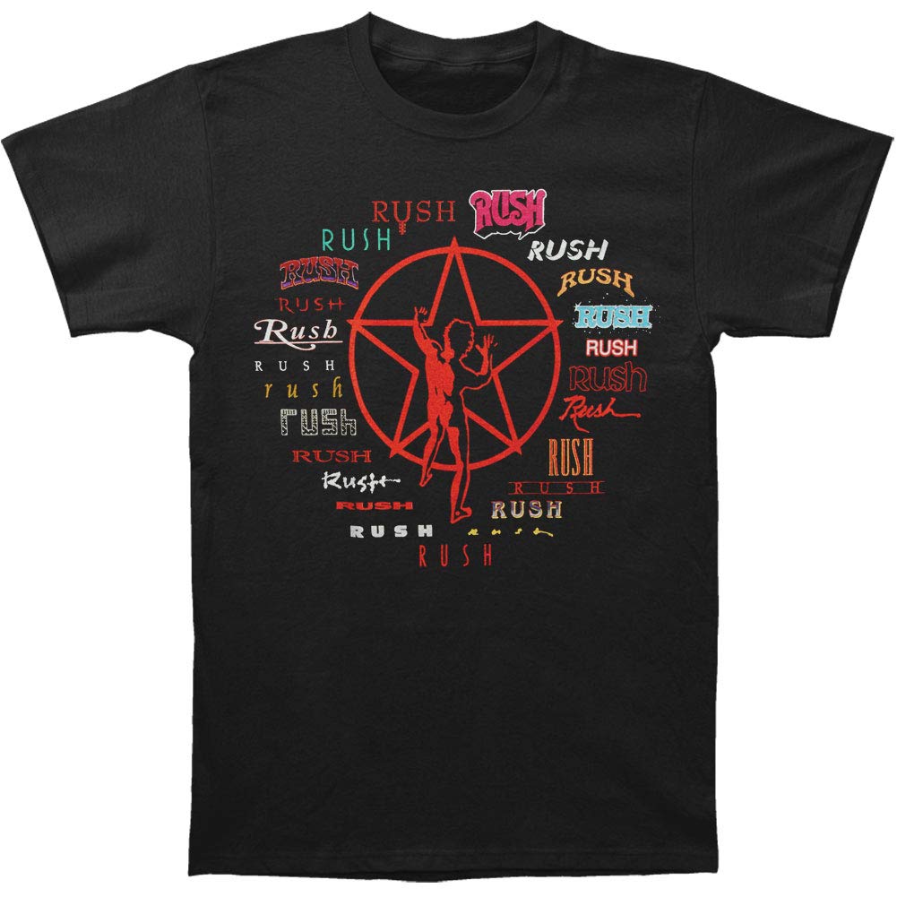 Rush Men's Evolution Of Logo T-shirt Small Black : Amazon.ca: Clothing,  Shoes \u0026 Accessories