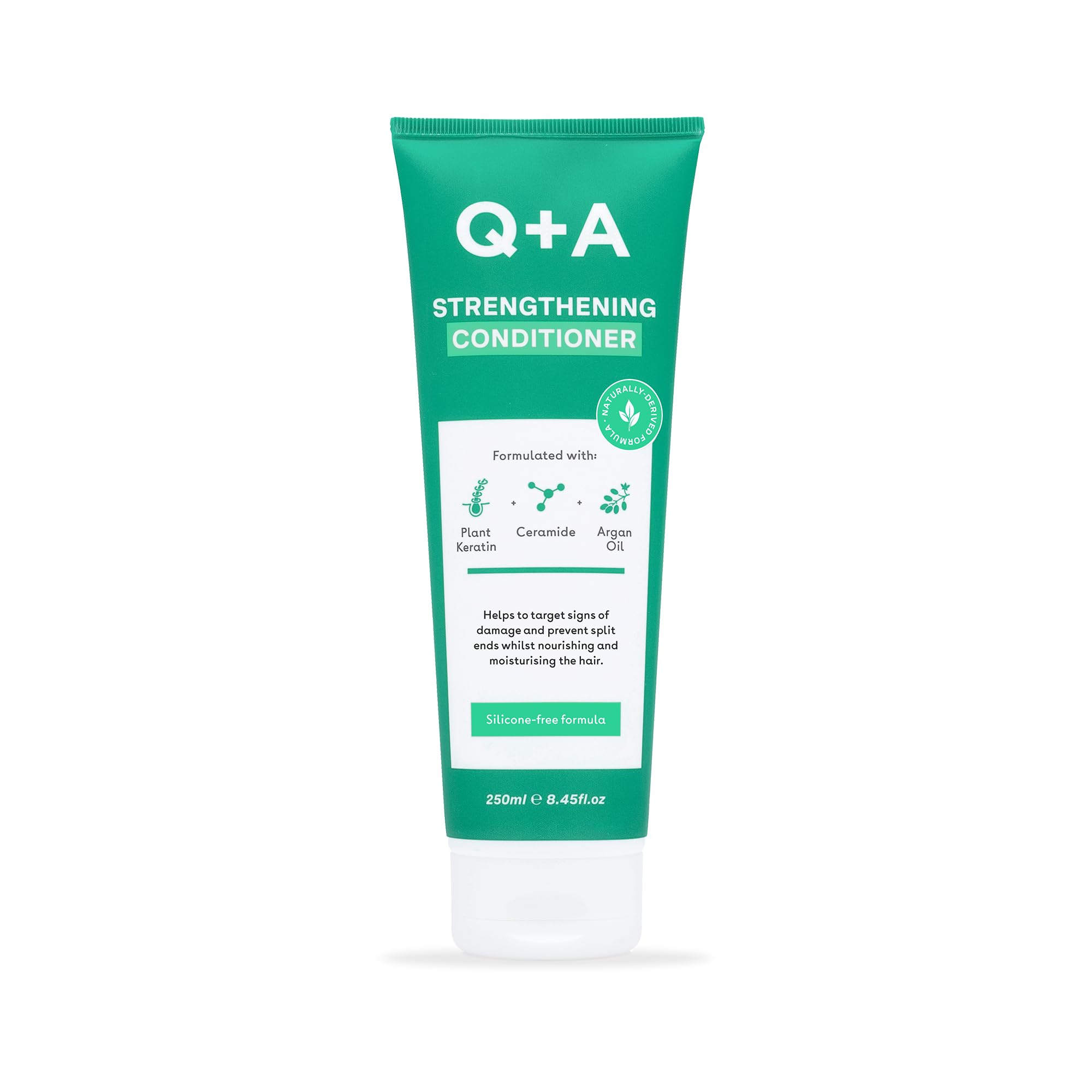 Q+A Strengthening Conditioner, Clear, 250 ml (Pack of 1)