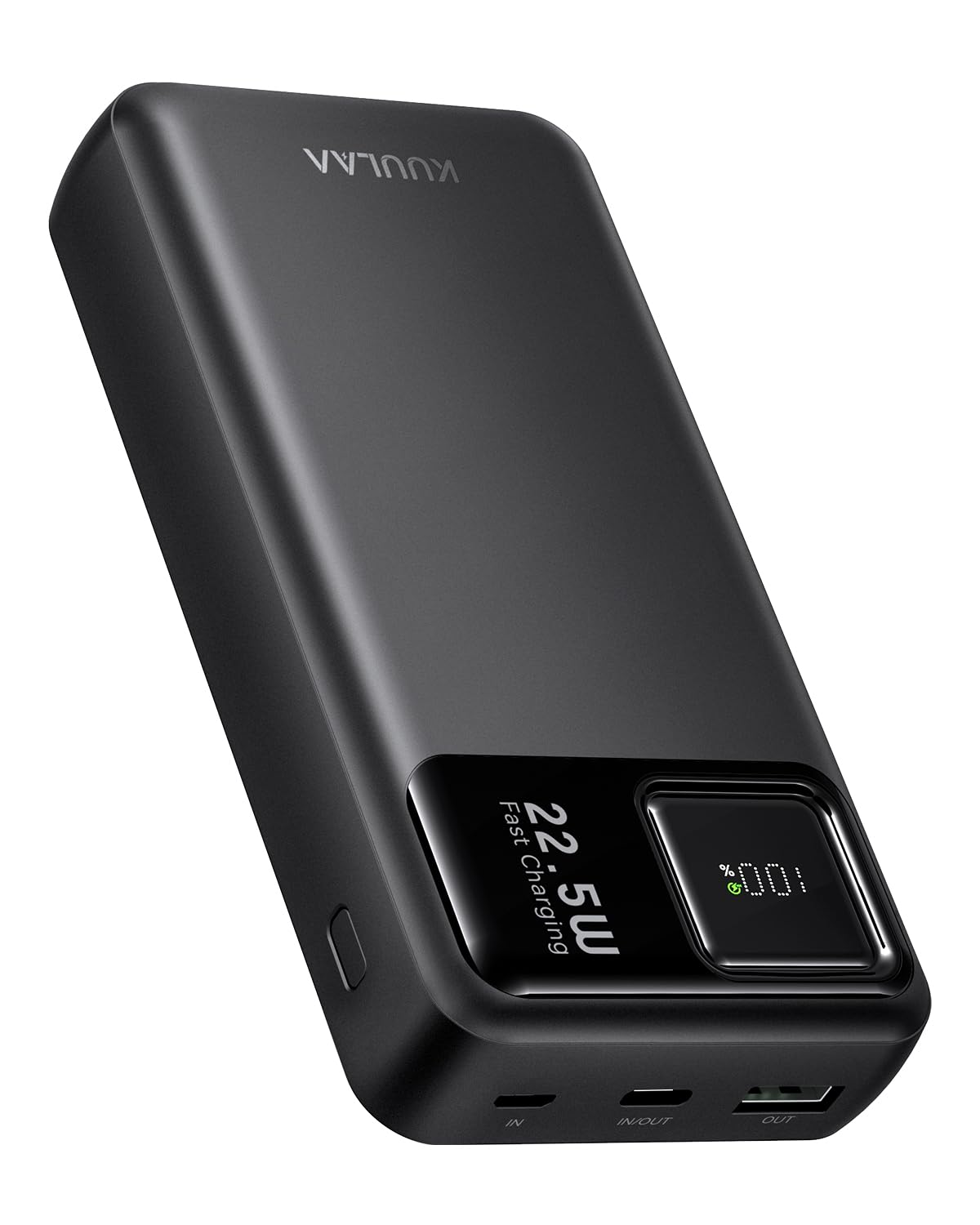 Kuulaa Power Bank 20000mAh, Portable Charger 22.5W Fast Charging, Battery Pack Powerbank 2 Outputs 2 Input with LED Display Compatible with iPhone 16 15 14 13 12 Samsung iPad