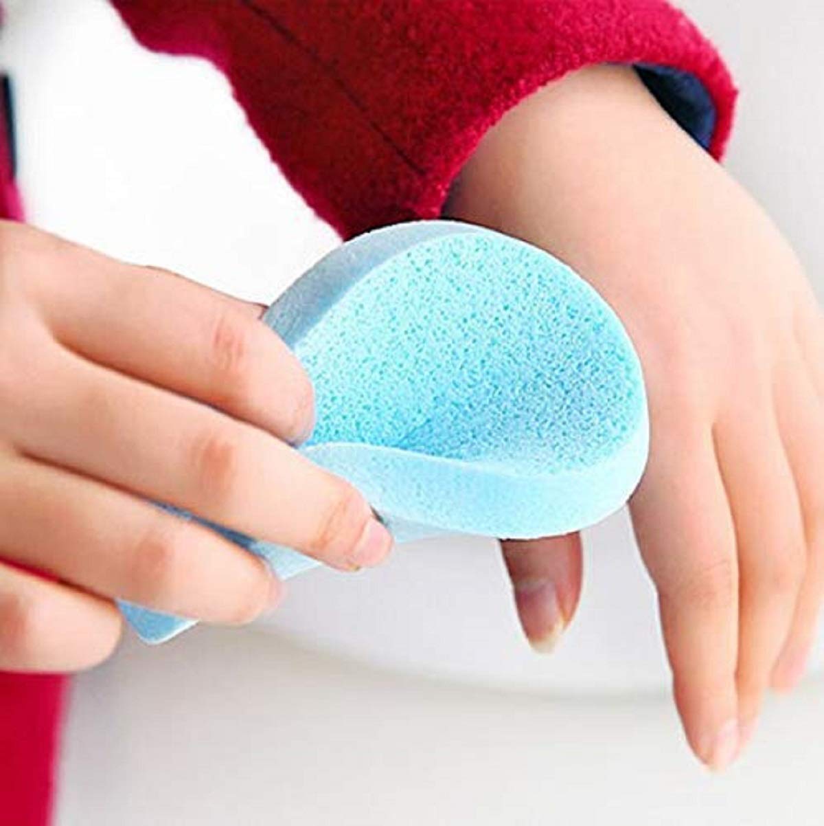 SIOPAWORLD Women Facial Sponges Wipes with Face Mask Brush and Facial Hair band Combo Cosmetic Puff Face Care For Cleansing Face Reusable Multipurpose Tools for Salon & Home (Brush, Belt and 2 Sponge) - Image 5 thumbnail