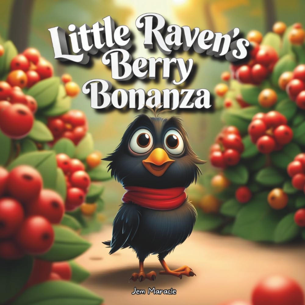 Little Raven's Berry Bonanza: Book 2 - A Tummy-Twisting Adventure (A Rhyming Picture Book Series) (Little Raven's Mischief Series)