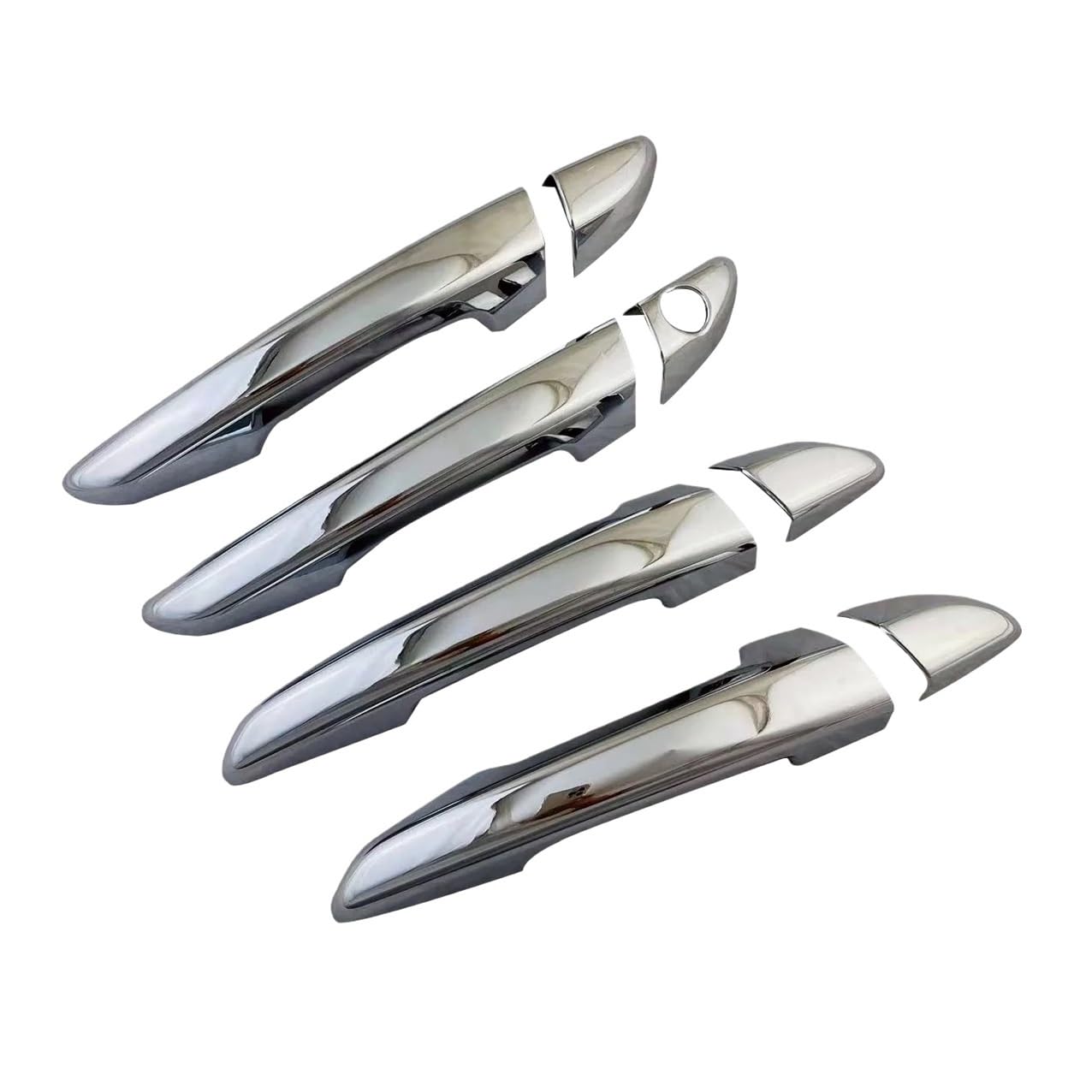 Autocollant voiture poignée porte extérieure Sonata 9 chrome argent