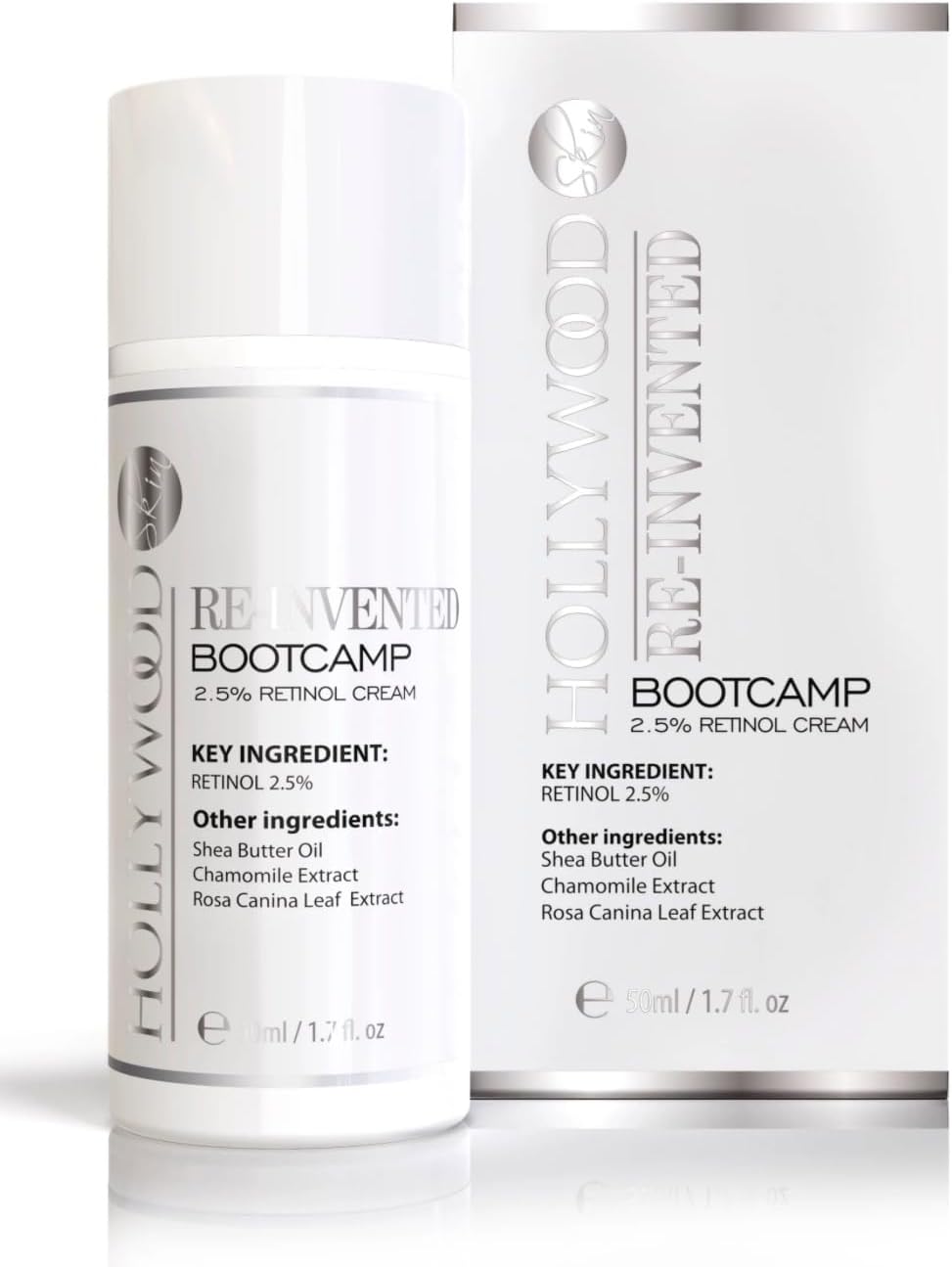 INTENSE Acne Crème – 2.5% Retinol!! Bootcamp – Acne behandeling voor ‘s nachts. 400% Sterker dan standard acne crèmes. 50ml Fles