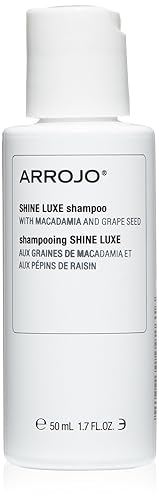 ARROJO Shine Luxe Champú, Majestic Black Orchid, 1.7 onzas líquidas