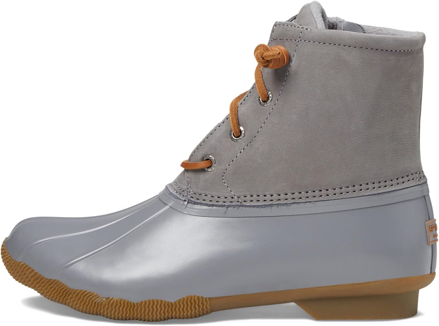 women's sperry saltwater duck boots grey