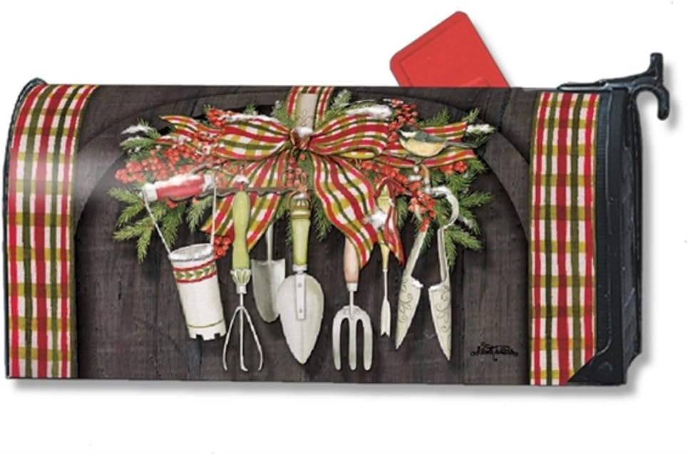 MailWraps Winter Gardening MailWrap Mailbox Cover 00157