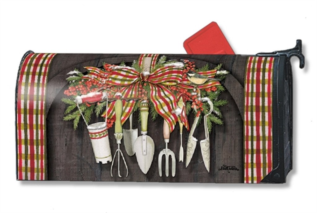 MailWraps Winter Gardening MailWrap Mailbox Cover 00157