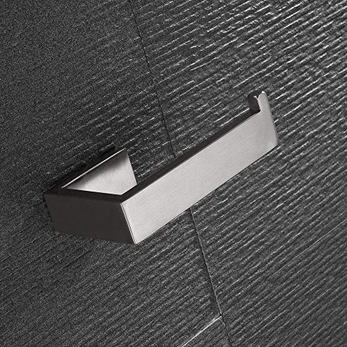 Celbon Portarrollos de Papel higiénico SUS304 Soporte de Acabado de Cromo de Acero Inoxidable Soporte de Papel de Seda montado en la Pared para Inodoro Cepillo Sujetador de Papel de baño