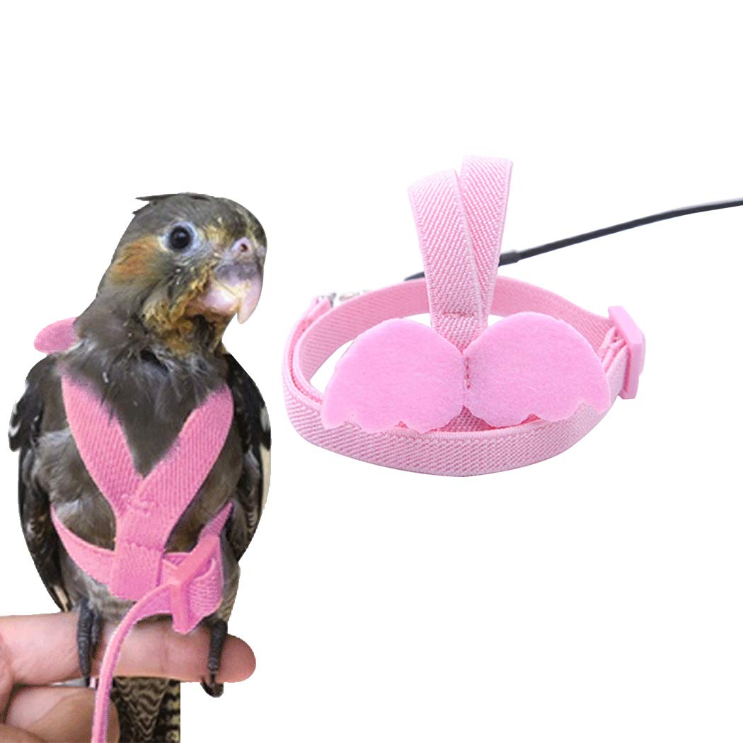 boxoon Bird Harness Fashion Adjustable Parrot Flying Rope Cockatiel Harness Bird Harnesses Parrot Flying Ropes Pet (B091YCW8HR) Amazon Price History, Amazon Price Tracker