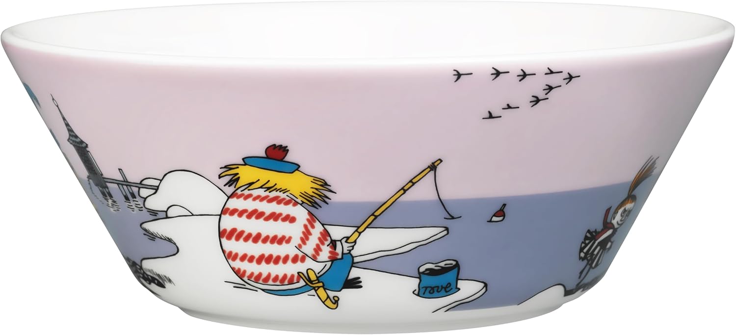 Arabia Moomin Bowl 5.9in Too-ticky Violet
