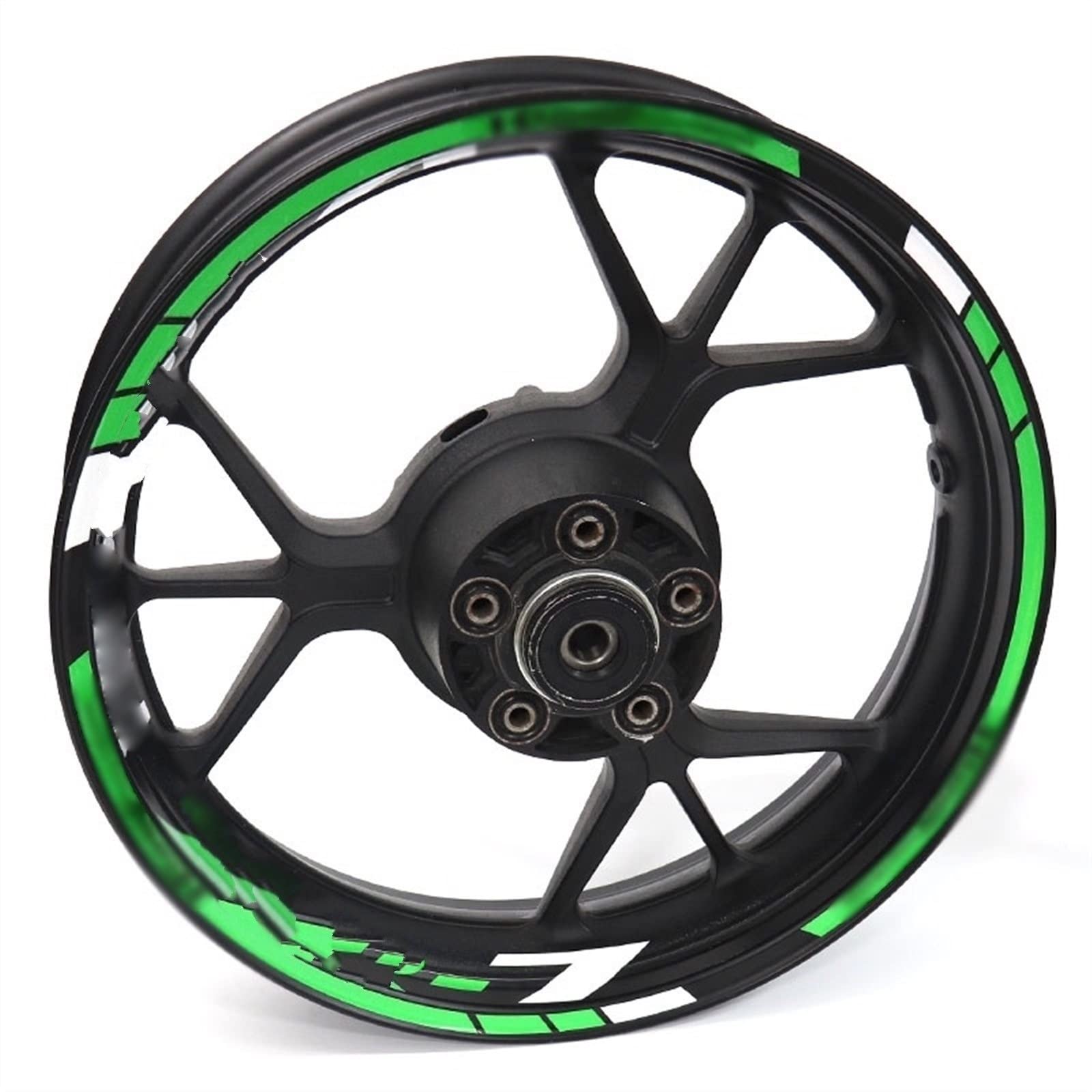 Pegatinas De Rueda, Pegatinas Reflectantes A Rayas para Motocicleta, Pegatinas Impermeables para Rueda De Protección Solar para Kawasaki ZR-7 ZR7 ZR-7 Calcomanías Llantas (Color : 20)