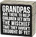 Primitives by Kathy Pinstripe Trimmed Box Sign, Grandpas
