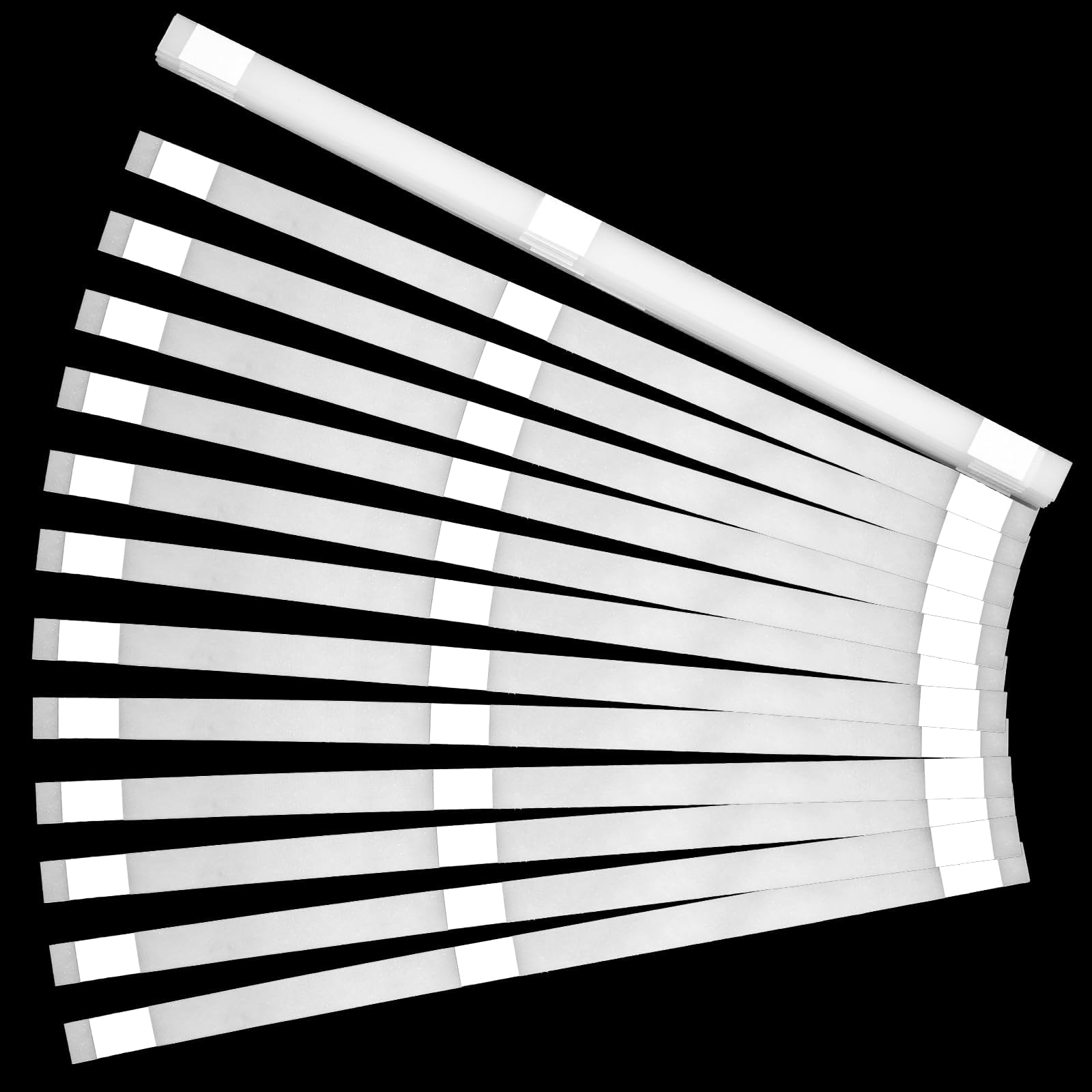 50Pcs Book Binding Glue Strips Thermal Glue Strips for Book Binding 12mm/0.47inch Bindings Strip with Mesh Backing Repair Covers Tape for Albums Pictures Files