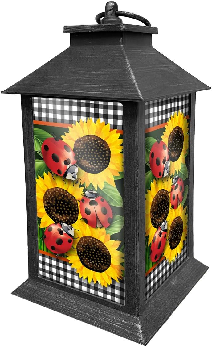 Briarwood Lane Striped Geraniums Lantern