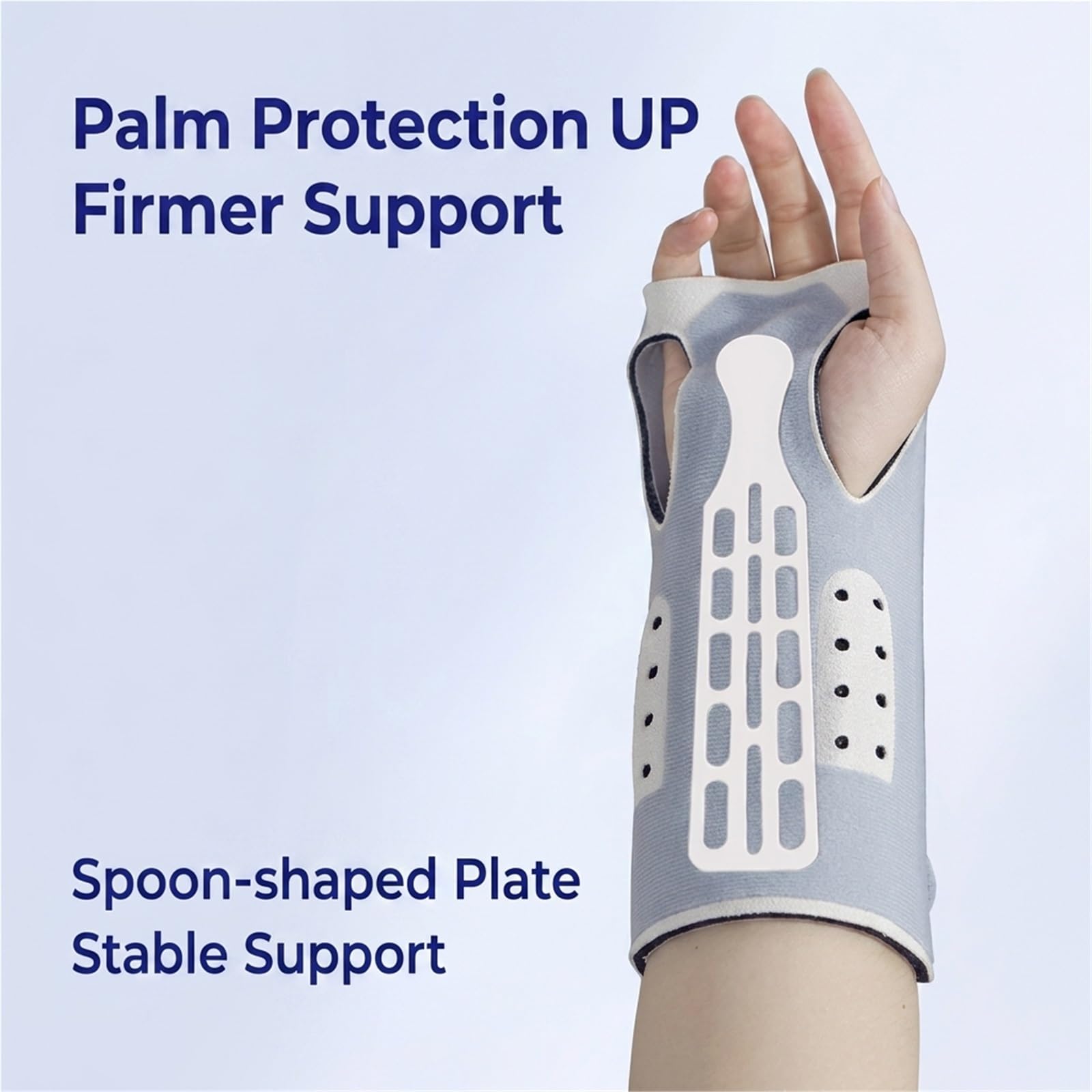 Muñequera Ortopédica para Túnel Carpiano con Férula de Acero Soporte de Muñeca Ajustable para Tendinitis Alivio del Dolor TFCC Protector de Palma Transpirable Negro(S)