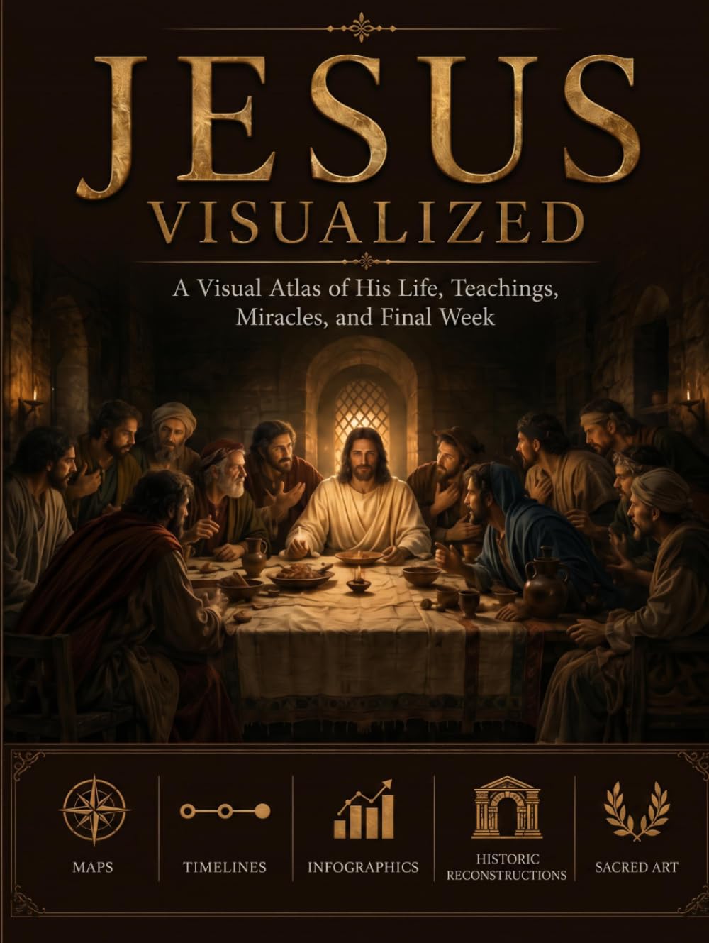 Jesus Visualised: A Visual Atlas of His Life, Teachings, Miracles, and Final Week