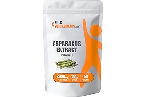 BulkSupplements Asparagus Extract Powder - 2000mg of Asparagine per Serving