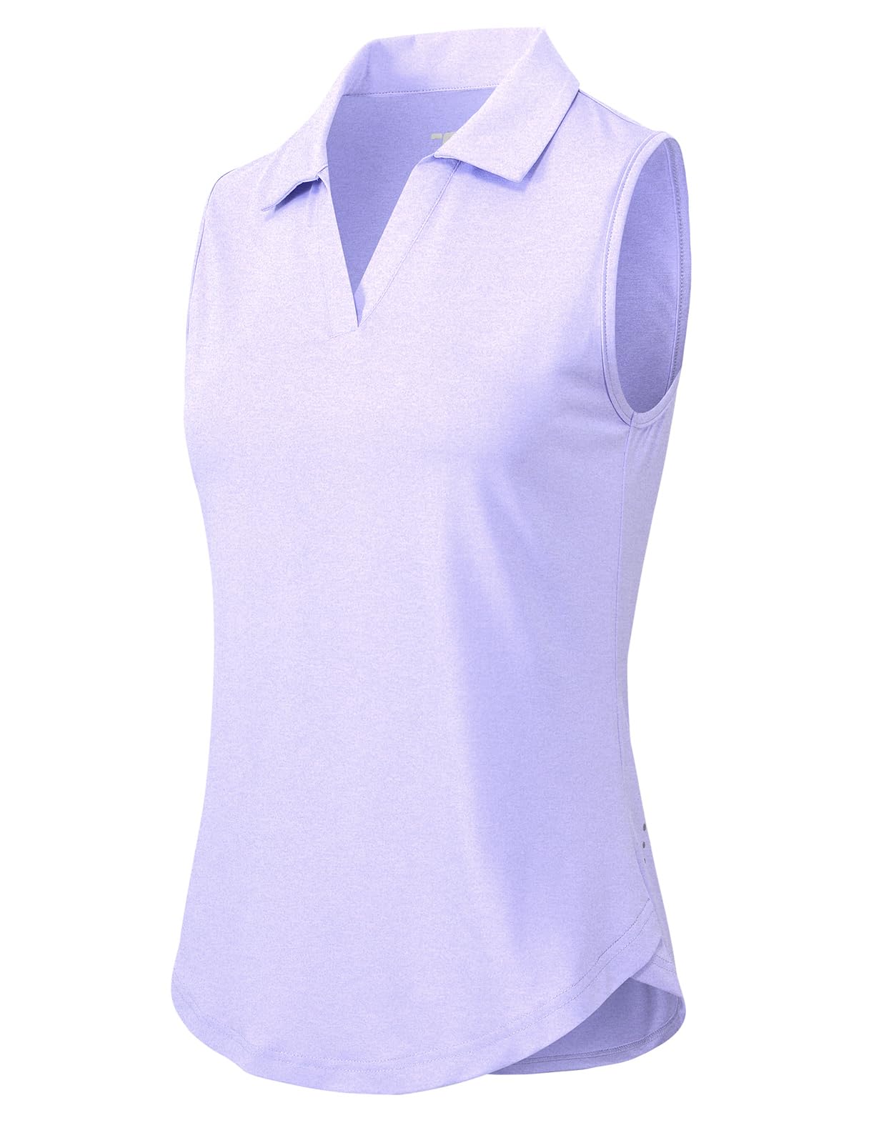 Rdruko Women's Sleeveless Golf Shirts Collared V-Neck Tennis Tank Tops Polo UPF 50+ Lightweight Quick Dry Shirts