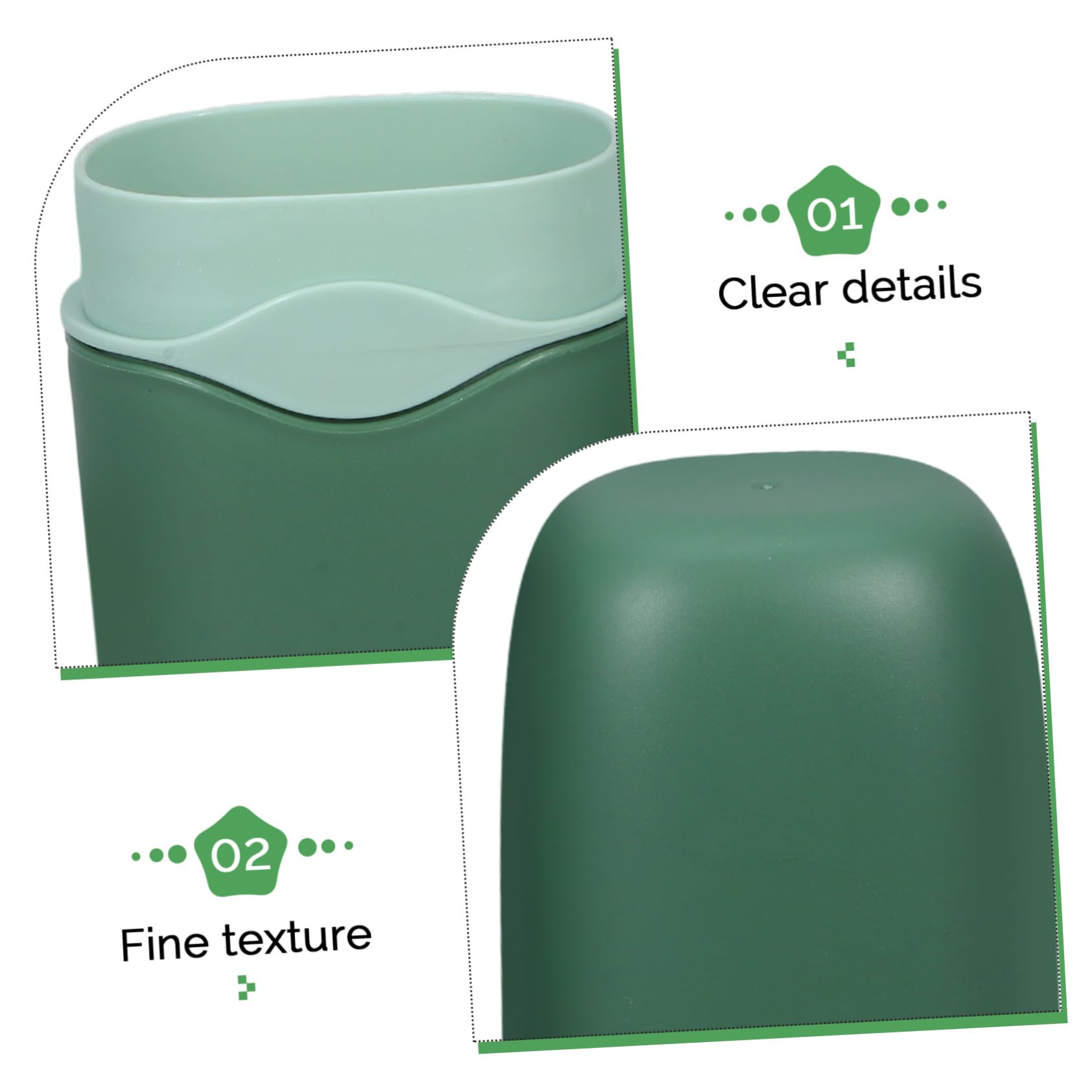 Didiseaon 5 Pezzi Porta Spazzolino Da Denti Portatile Porta Spazzolino Da Denti Da Viaggio Riutilizzabile Da Scatola Di fricio Per Uso Quotidiano