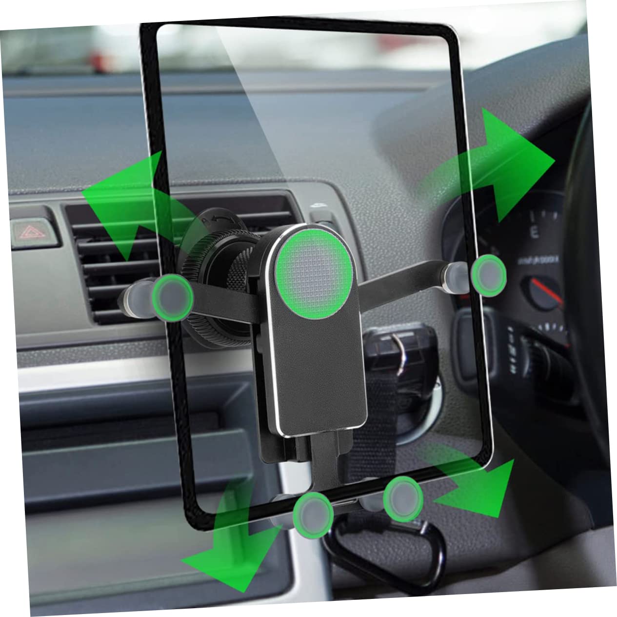 Housoutil Supporto Per Telefono Estensibile Facile Da Installare 3 Pezzi Per Parabrezza Auto Rotazione A 360°