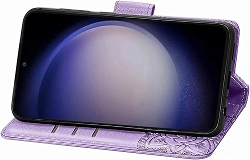 Miniatura 6 de Funda protectora de piel sintética para Samsung Galaxy S23 FE, funda protectora de piel sintética para Samsung Galaxy S23 FE con ranuras para