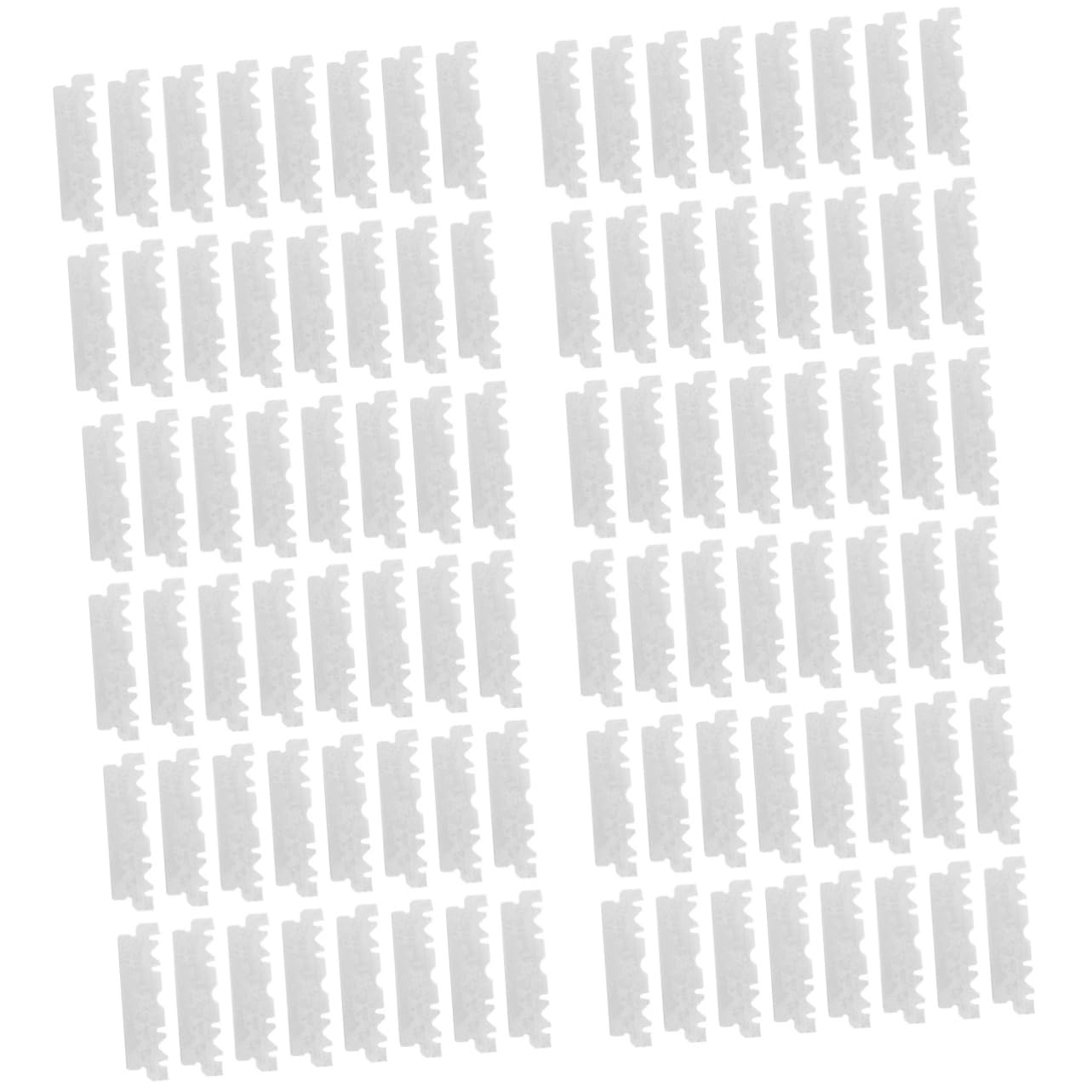 FOMIYES 400stücke Edelstahl Rasierklingen Rostfreie Single Face Klingen Für Herren Und Damen Langlebig Und Sicher Für Präzises Rasieren Und Haarschneiden Tragbar Und Leicht Für
