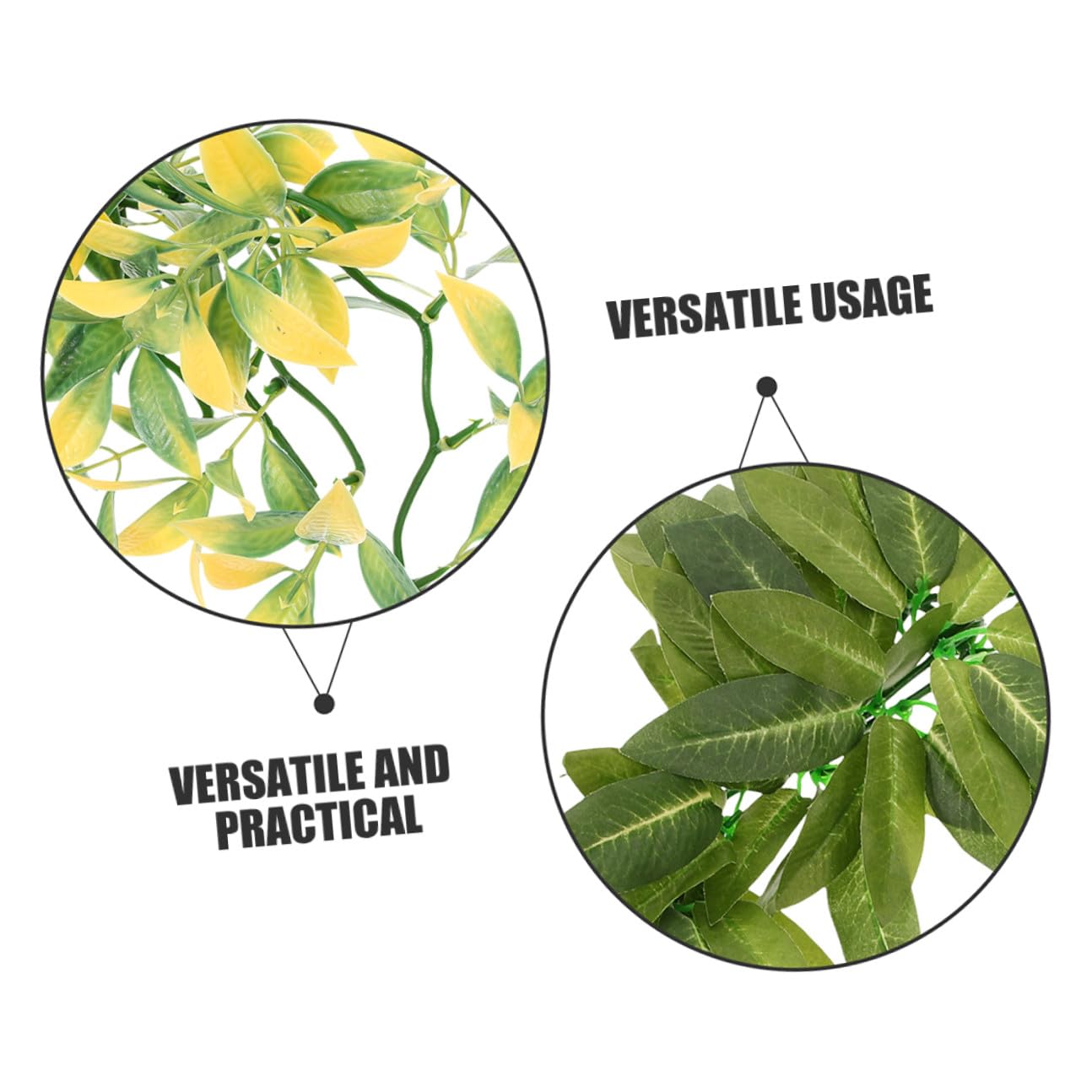 Hemobllo 6piezas Decoración de Plantas de Reptiles para Terrarios Enredaderas Colgantes Artificiales de Plástico para Decorar Terrarios de Serpientes
