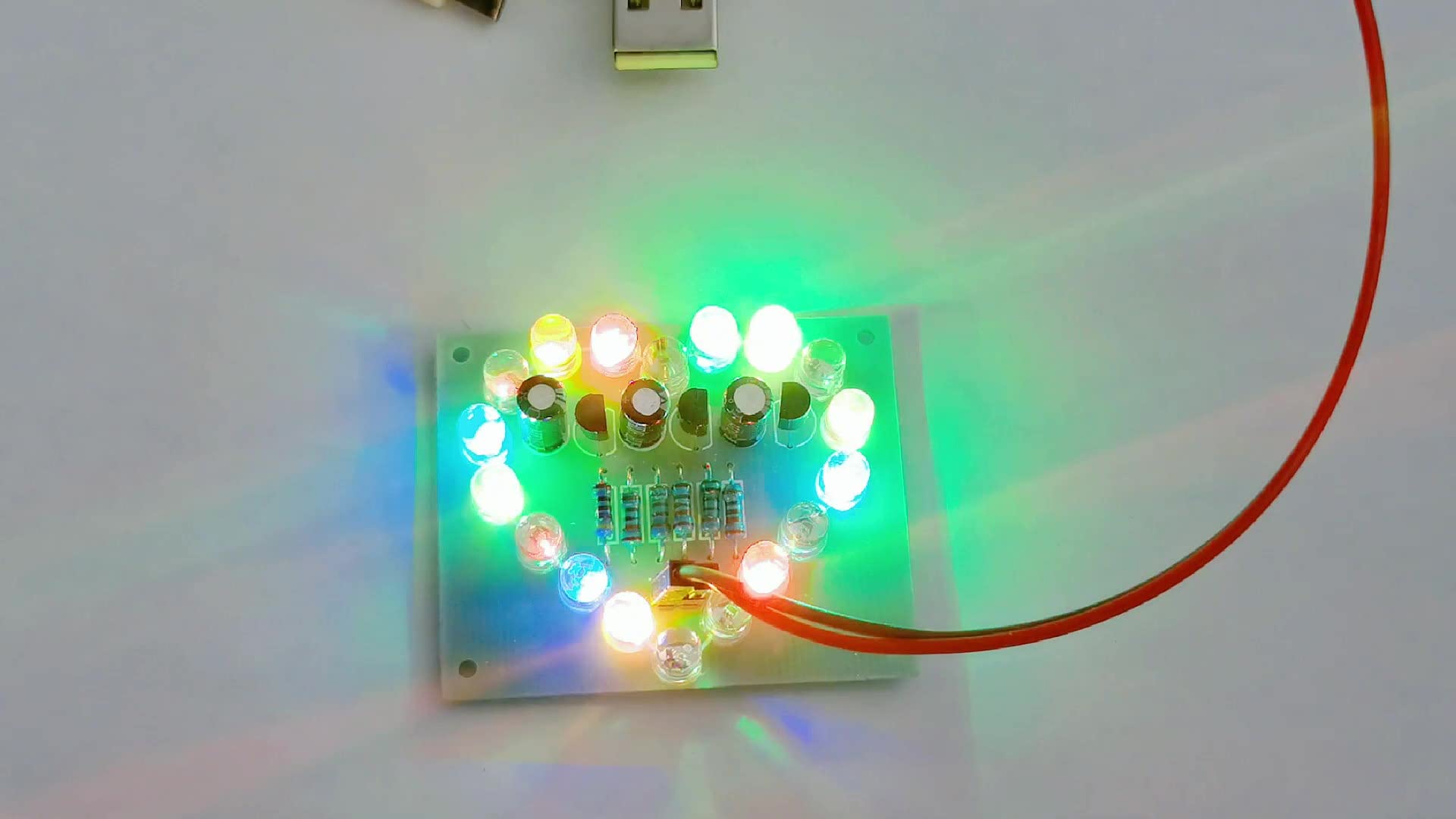 tingbowieLearn to Solder Lucky Turntable Soldering Practice Kit Learning Electronics Training Board